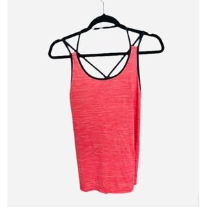 C9 Champion Duo Dry Women's Cross Over straps tank, Size XS Neon Orange